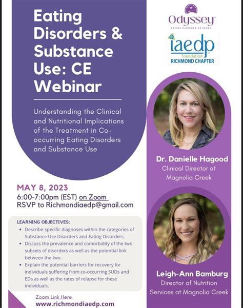 Ainsley Chenos on LinkedIn: Free Virtual CEU Magnolia Creek Center for Eating Disorders Odyssey…