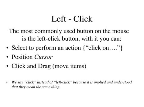 Mouse Left-Click Selecting Mark 的图像结果
