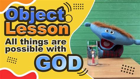 Image result for God Is One Object Lesson