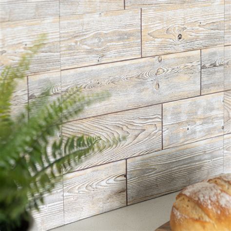 Rustic Oak Self Adhesive Wall Tiles