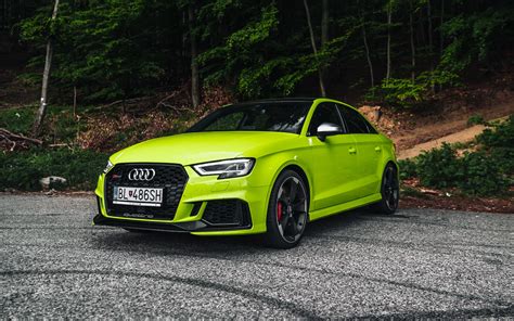 Download wallpaper 3840x2400 audi rs4, audi, car, sports car, green 4k ...