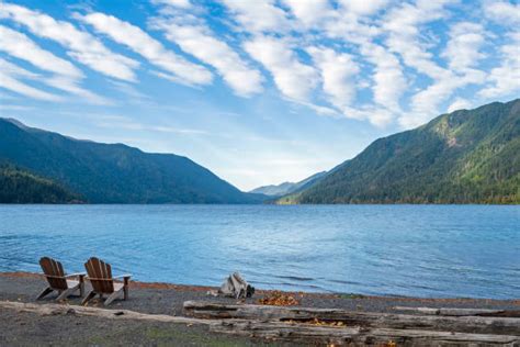 Lake Crescent Estado De Washington Fotos - Stock Photos e Imagens - iStock