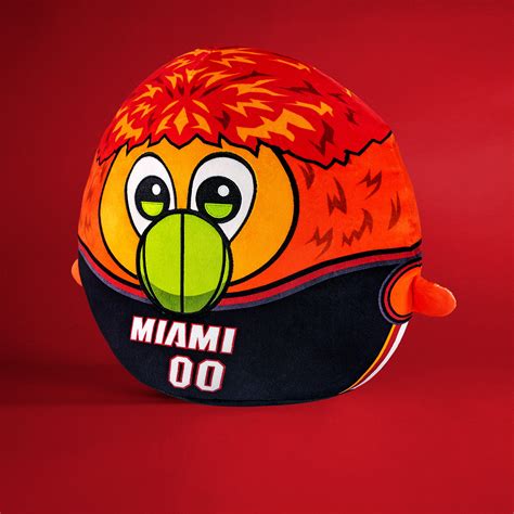 Miami Heat Burnie Pillow Plushie Mascot Plushie