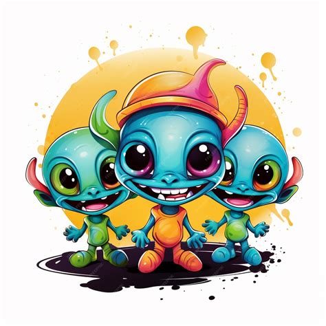 Alien Family Cartoon 的图像结果