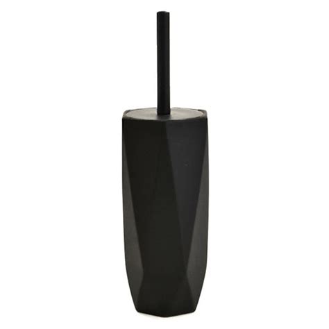 Belle Matte Black Ceramic Toilet Bowl Brush