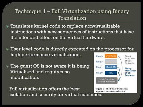Full Virtualization Paravirtualization 的图像结果