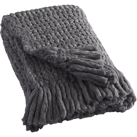 FringeWithBenefitsThrowF14 (With images) | Grey throw blanket ...