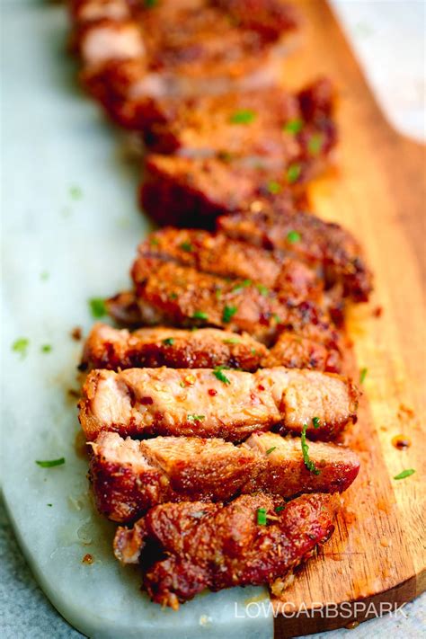Air Fryer Pork Steak - Low Carb Spark