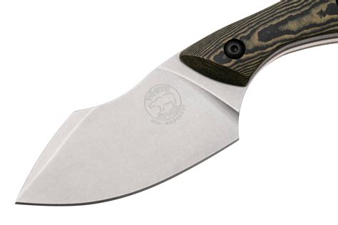 White River Knives Apex WRSS-APX-RMB Stonewashed Magnacut, Maple Black Richlite, jachtmes, Smith ...