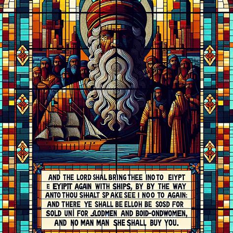 What does Deuteronomy 28:68 mean? | Bible Art