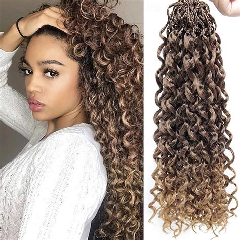 18 Inch Pre Looped Crochet Hair for Black Women - Gogo Curl/Beach Curl ...
