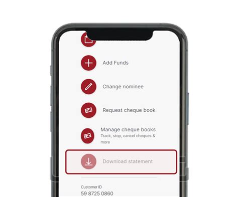 Bank Account Statement - Request for Account Statement | IDFC FIRST Bank