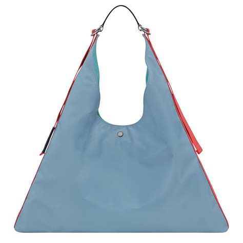 Longchamp Re-Play Shoulder bag Thunderstorm/Turquoise – Kicks Machine
