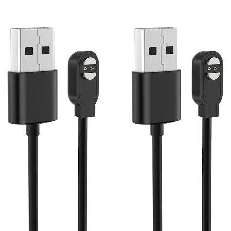2 Pack HAYLOU Magnetic Charging Cable for PurFree Bone Conduction ...