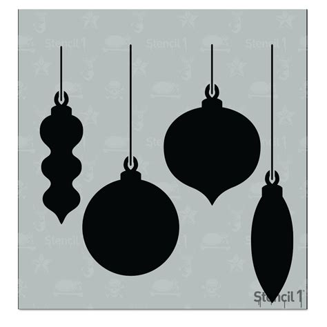 Christmas Ornament Stencils