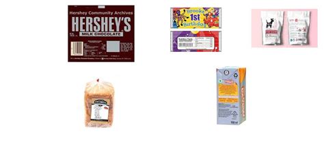 3. Paste wrappers of 5 food items such that their ingredients are seen ...