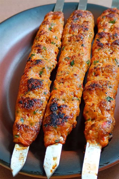 Homemade Chicken Adana Kebabs (Turkish Recipe) | Ground chicken recipes ...