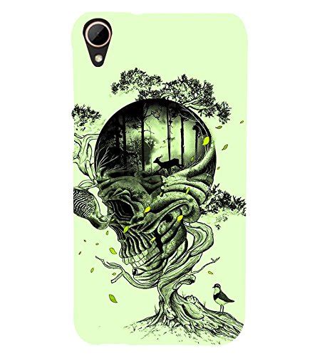 Fiobs Designer Phone Back Case Cover HTC Desire 828 Dual Sim ( Skull ...