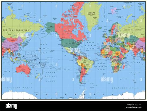Detailed Political World Map 的图像结果