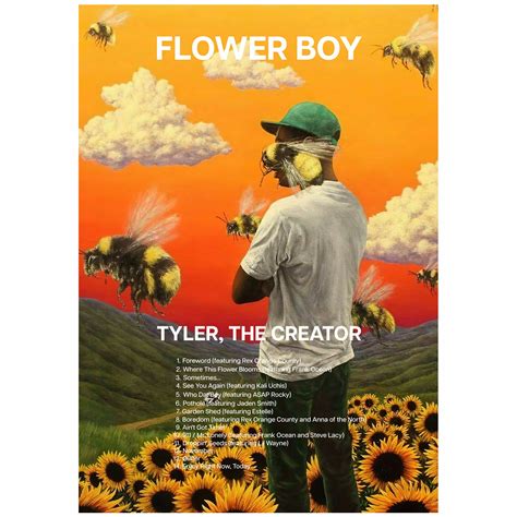 Plakat Tyler, The Creator Flower Boy bez ramy 42 x 59,4 cm • Cena ...