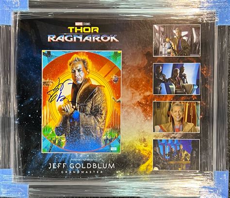 Framed Jeff Goldblum Hand Signed Thor: Ragnarok The Grandmaster 11x14 ...