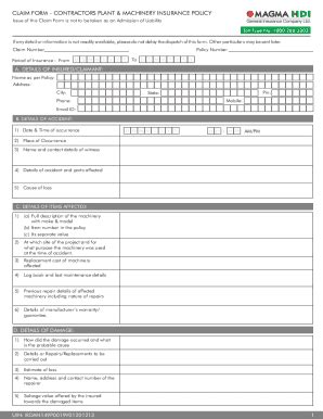 Fillable Online Download Bajaj-allianz Machinery Breakdown Claim-form ...
