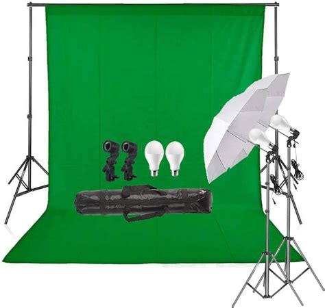 PICPRO Green Screen Kit for Videoshoot & Photography Background Stand ...