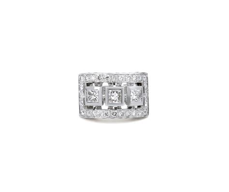 Princess Cut Diamond Statement Cocktail Ring 3 Carat Diamonds ...