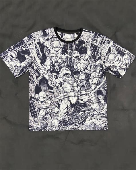 Ninja Turtles Retro Sketch Oversized T-shirt