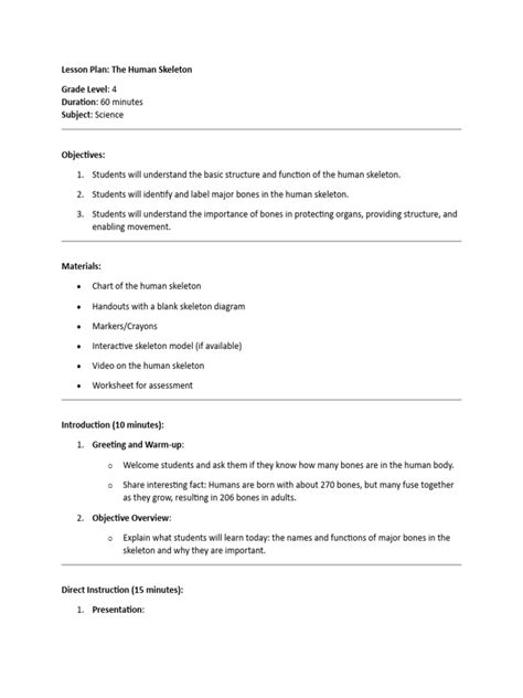 Image result for Magic Bone Lesson Plan