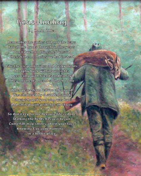 GONE HUNTING - A Poem by David Ritter - Ritters Rhyme and Reason