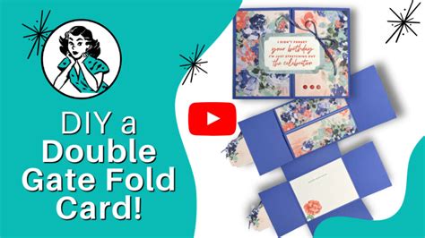 Image result for Gate Fold Card Tutorial
