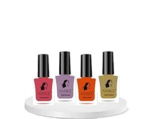 Buy Coral rose,Wisteria,Magic orange,Golden treasure Classic Nailpolish ...
