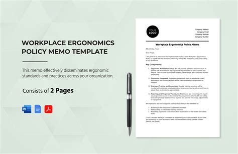 PPE Policy Memo Template in PDF, Word, Google Docs - Download ...