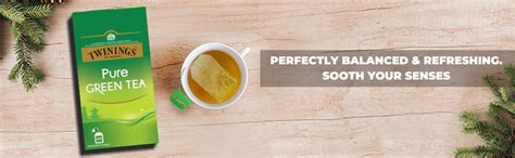 Twinings Pure Green Tea, 100 Teabags, Green Tea, Perfectly Balanced ...