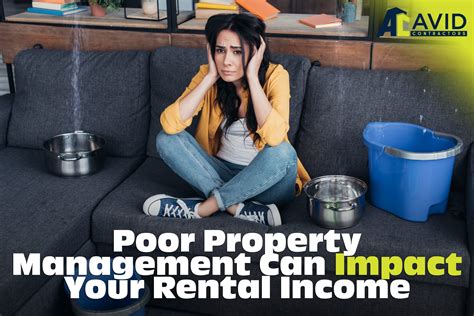 Poor Property Management Can Impact Your Rental Income - Avid Contractors