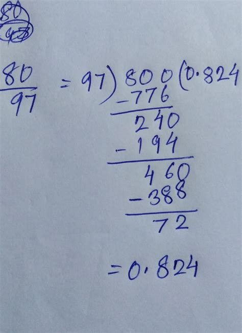 8097express the fraction as decimal, giving your answer correct to 3 ...