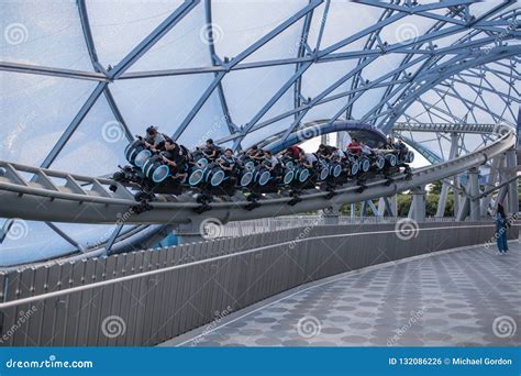 TRON Lightcycle Power Run Rollercoaster at Shanghai Disneyland Park ...