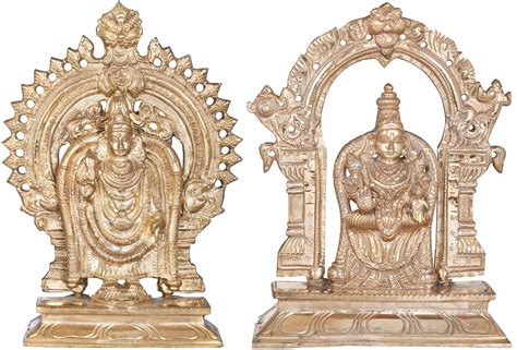 Buy Exotic India Lord Venkateswara as Balaji at Tirupati with Goddess ...