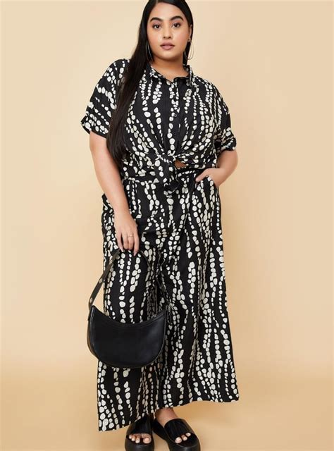 Buy Women Printed Wide-Leg Trousers Online at just Rs. 1099.0 ...