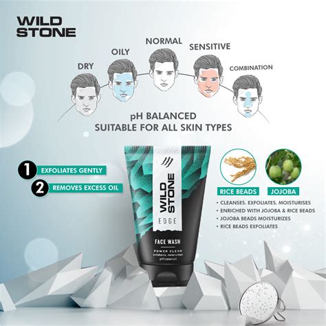 Edge Face Wash 100 ml | Wild Stone