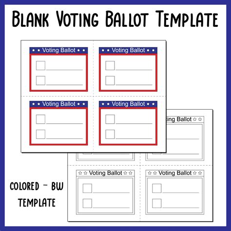 Voting Ballot Form