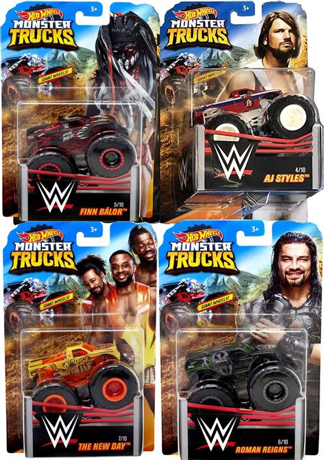 Buy Mania Monster Crew Team Action 2019 WWE Giant Wheels Pickup ...