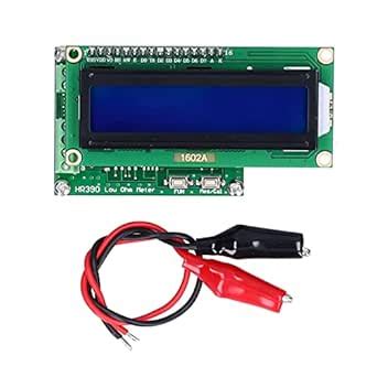 Low Ohmmeter, Accurate Capacitance Tester with Crocodile Clip, Easy ...
