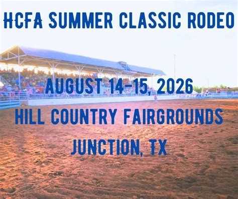 HCFA Summer Classic Rodeo & Dance w/ Billy Mata & The Texas Tradition ...