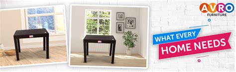 AVRO FURNITURE Nexa Dining/Office Table | Wooden Texture on Top ...