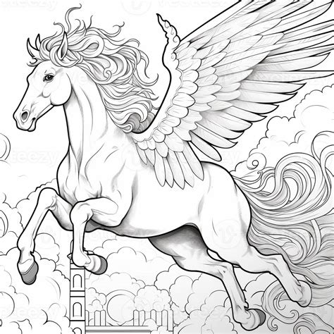 Pegasus Coloring Pages