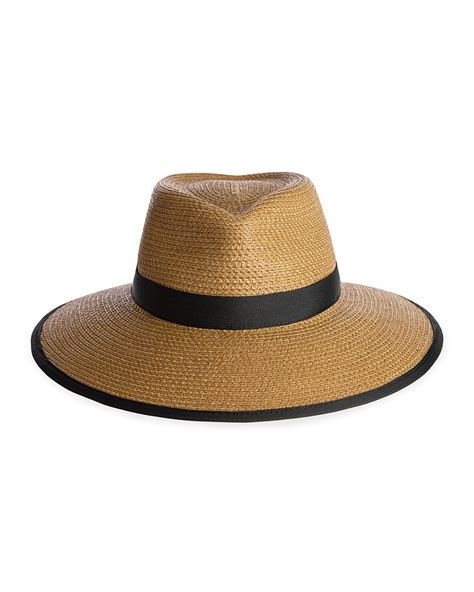 Eric Javits Gondolier Woven Boater Hat | Neiman Marcus