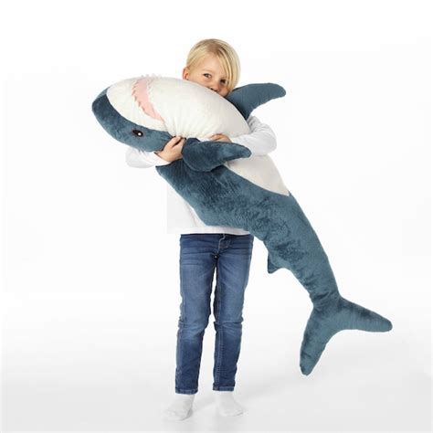 BLÅHAJ Soft toy, shark, 100 cm - IKEA