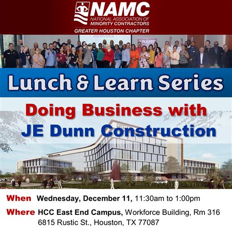 December Lunch & Learn with JE Dunn - Event Registration